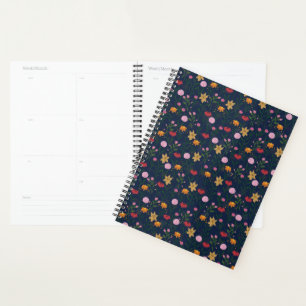 Agenda Cores de flor selvagem Design