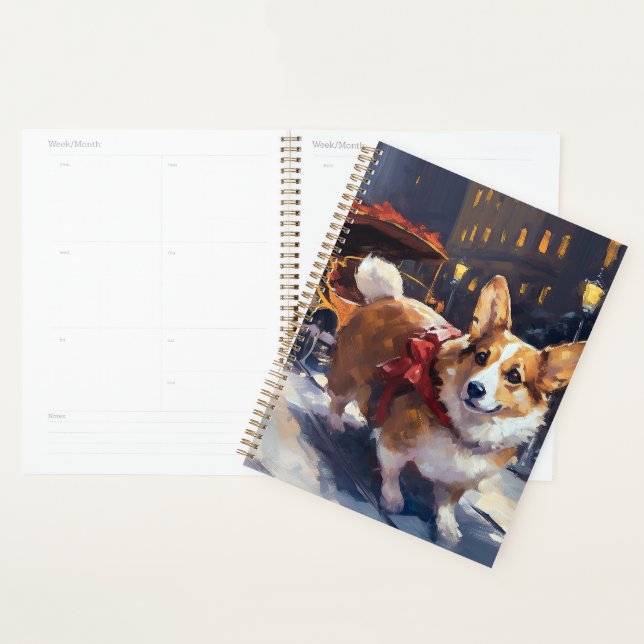 Agenda Corgi Christmas Fesason Season (Exibição)