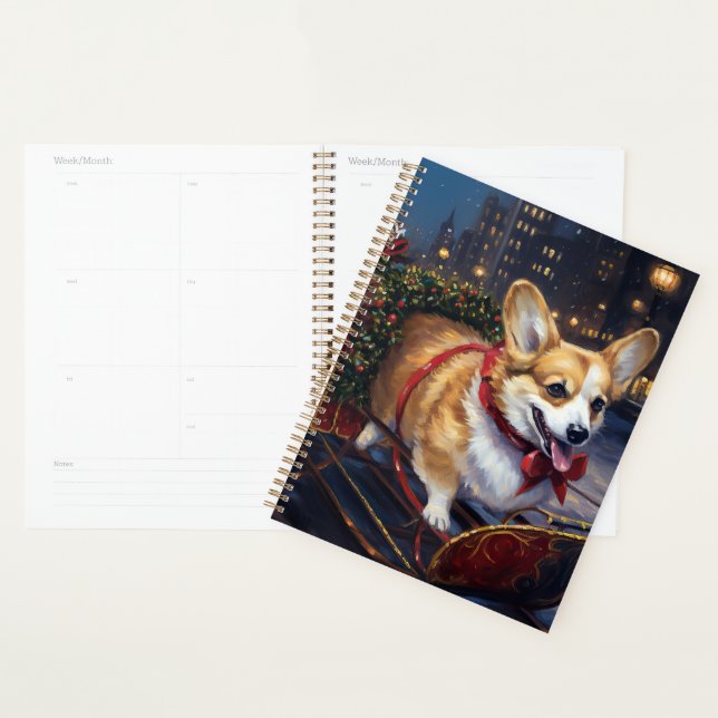 Agenda Corgi Christmas Fesason Season (Exibição)