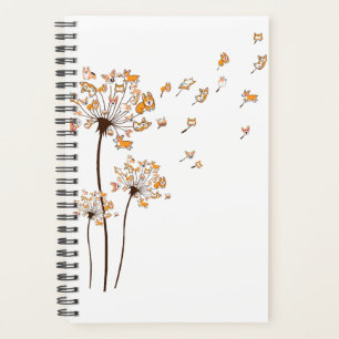 Agenda Corgi Flower Dandelion Camisa Cão Cachorro