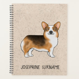 Agenda Corgi galês Pembroke Tricolor Cabeça Vermelha E No