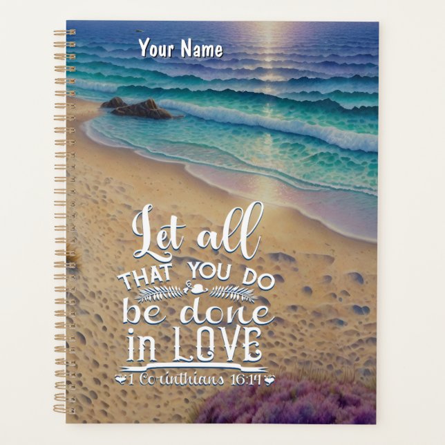 Agenda Coríntios 16-14 Amor (Frente)