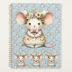 Agenda Coroa Floral Coroa Flor De Vestido Do Mouse