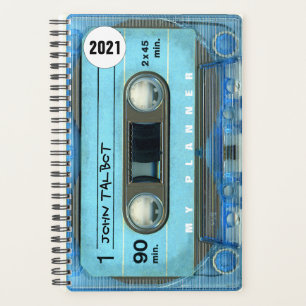 Agenda Cota de Música Auditiva Azul T4 Personalizada P