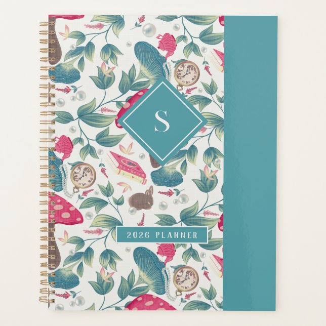 Agenda Cottagecore Vintage Branco (Frente)