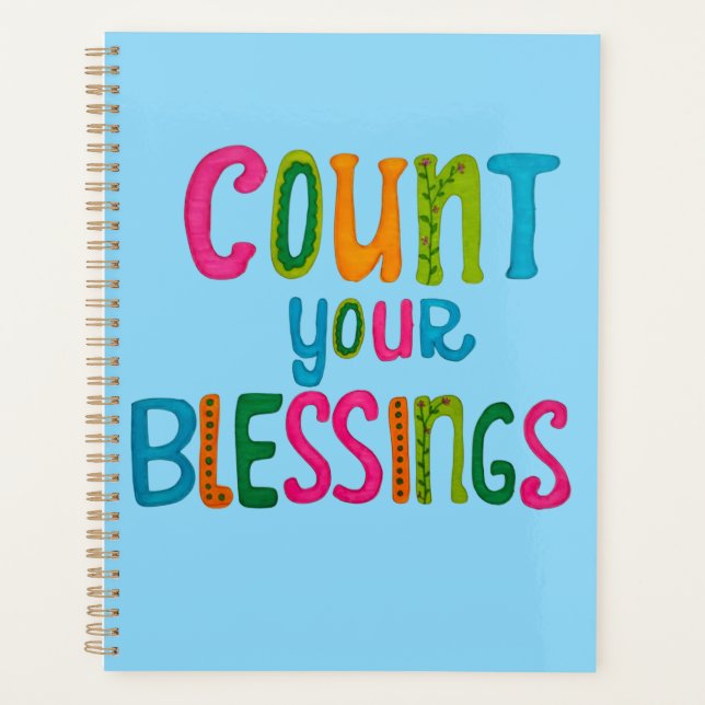 Agenda Count your Blessings (Frente)