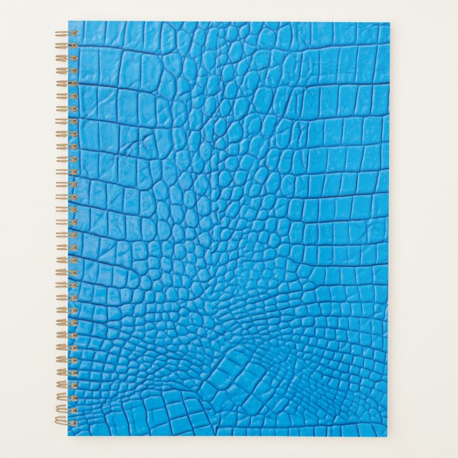 Agenda Couro azul-céu (Frente)