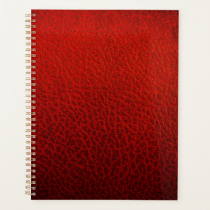 Agenda Couro vermelho