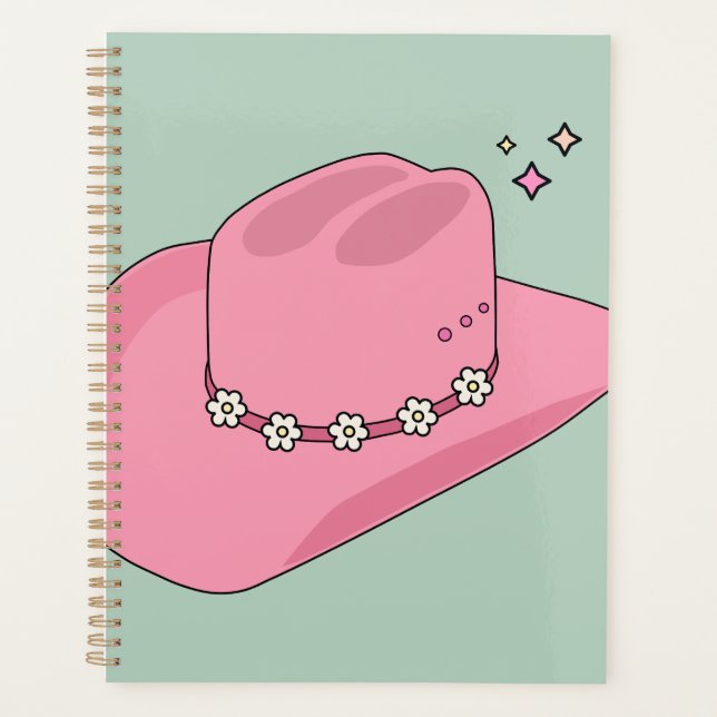 Agenda Cowboy Hoppy Pink E Green (Frente)