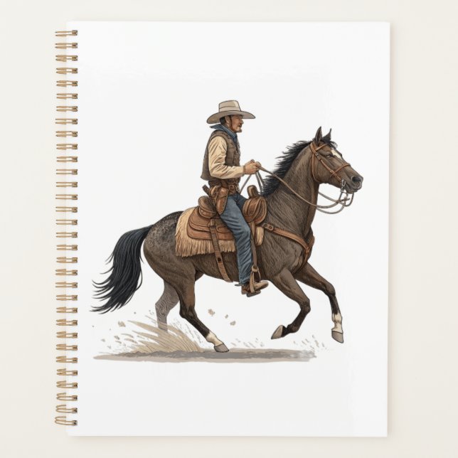 Agenda Cowboy On Horse (Frente)