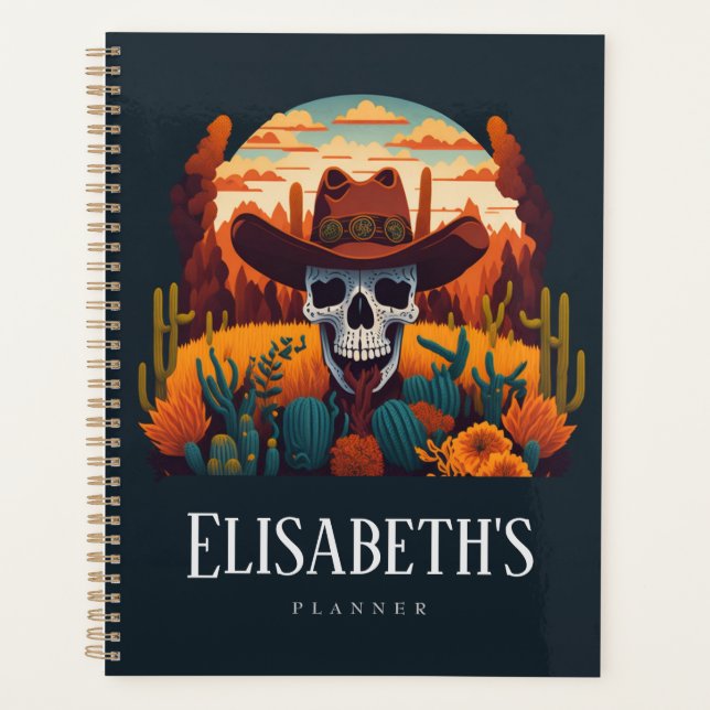 Agenda Cowboy que cactus desert skate (Frente)