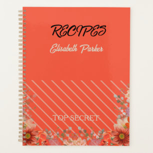 Agenda Cozinha floral rústica elegante