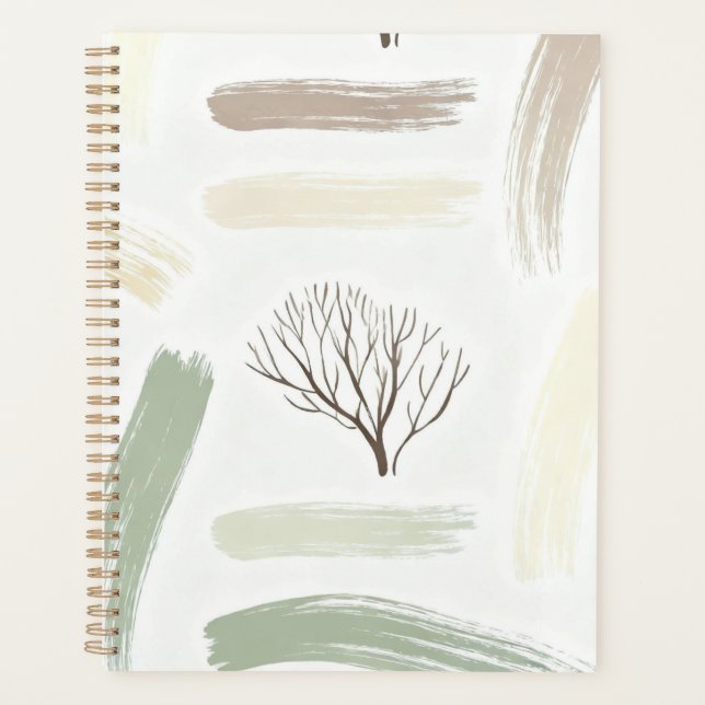 Agenda Cozy  Minimal Winter Aesthetic Pattern   (Frente)