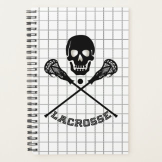 Agenda Crânio de Lacrosse e Malha de Sticks
