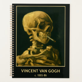 Agenda Crânio Vintage Fumando – Arte Única Inspirada em V