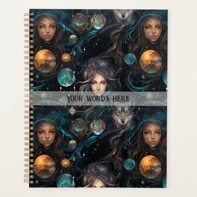 Agenda Create Your Own Mystical Seer Wolf Familiar (Frente)