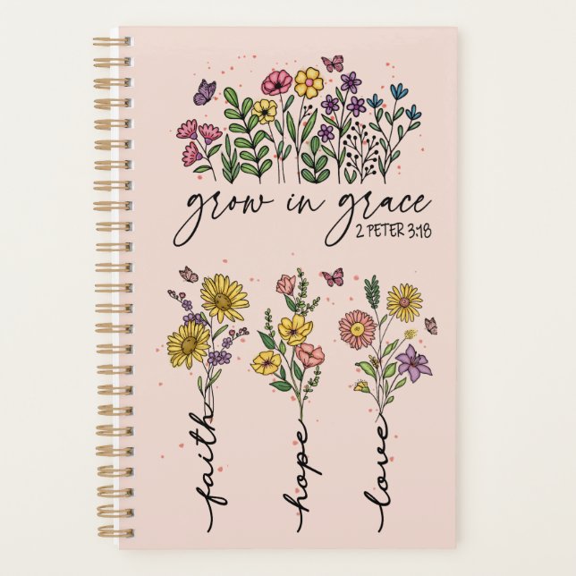 Agenda Cresça no Grace Planner (Frente)