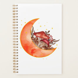 Agenda Crescent Moon Mushroom Cottagecore Fungi Mycologia