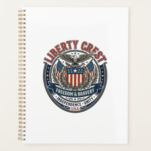 Agenda Crest da Liberdade Patriótico Brasão Patriótico de