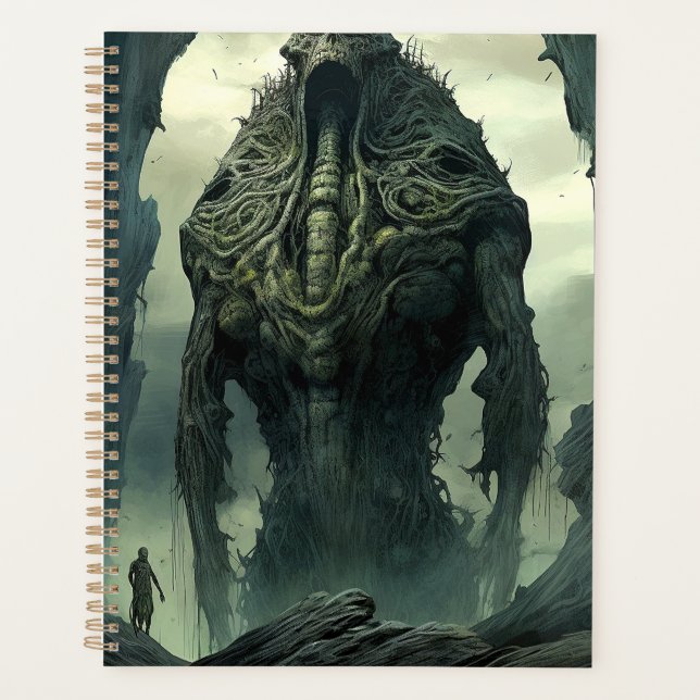 Agenda Criação de alienígenas de Arte de Horror Sci-fi (Frente)