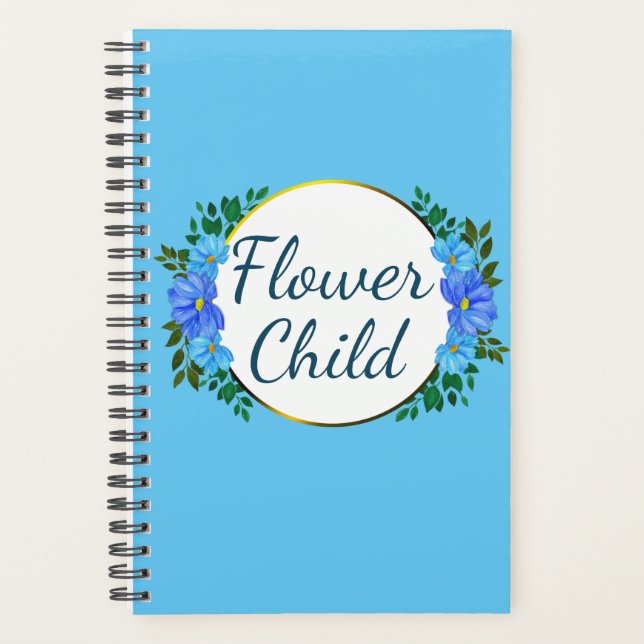 Agenda "Criança Flor" Design Floral (Frente)