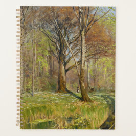 Agenda Crianças na floresta primavera H.A. Brendekilde