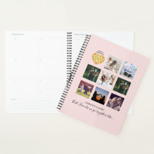 Agenda Criar Presente de Pizza de Colagem de Fotos BFF