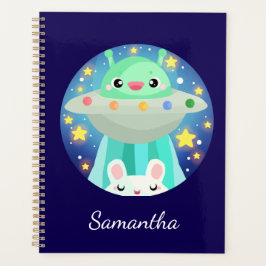 Agenda Criatura Espacial Bonita E Coelho Coelho