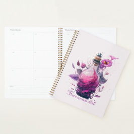 Agenda Crie O Seu Frasco De Poção Floral