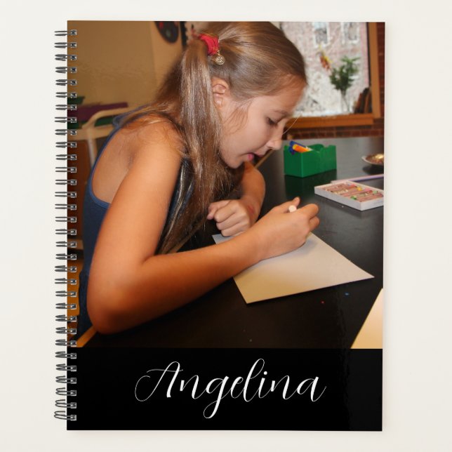 Agenda Crie o seu próprio Planeador de Imagens Fotográfic (Frente)