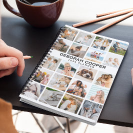 Agenda Crie Seu Próprio Ano Personalizado com Colagem de