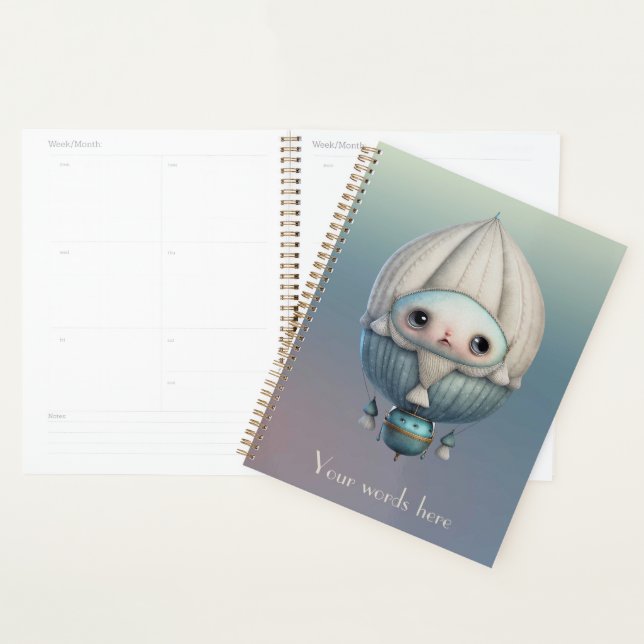 Agenda Crie Seu Próprio Balão de Ar Quente, Cute Steampun (Exibição)