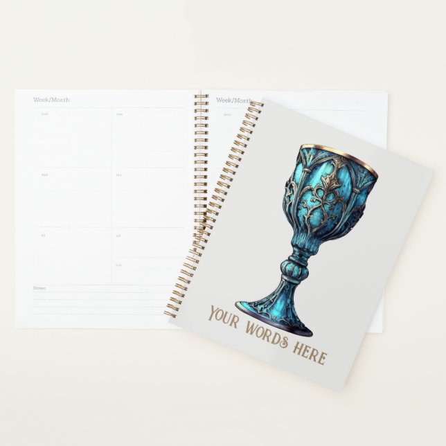 Agenda Crie seu próprio Chalice Azul Gótico (Exibição)