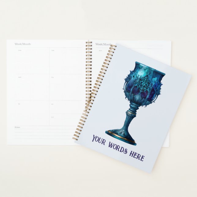 Agenda Crie seu próprio Chalice de Pedra Azul Gótico (Exibição)