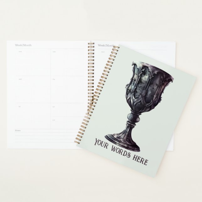 Agenda Crie Seu Próprio Chalice Gótico Medieval (Exibição)