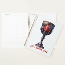 Crie seu próprio Chalice Roxo e Vermelho