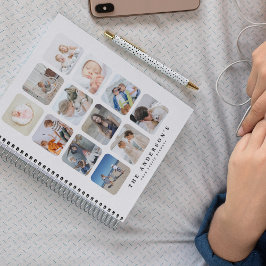 Agenda Crie Seu Próprio Colagem de 12 Fotos Personalizado