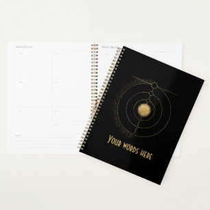 Agenda Crie seu próprio Dourado Pentágono arcana Tarot