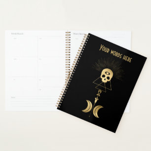 Agenda Crie seu próprio Dourado Tarot de Mágico Arcana