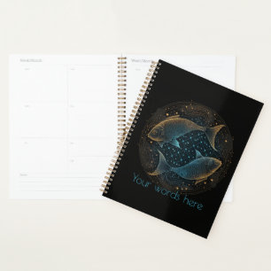 Agenda Crie seus próprios Peixes de astrologia mística Zo