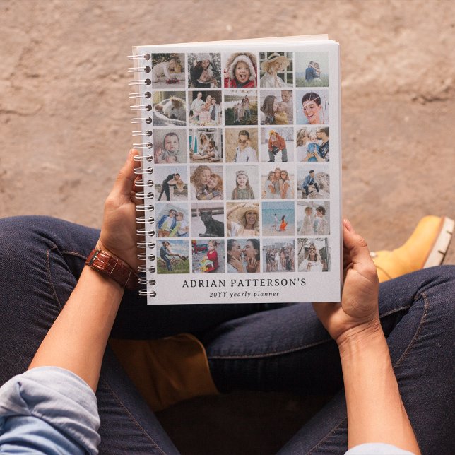 Agenda Crie sua própria colagem de fotos 30 vezes por ano (Criador carregado)