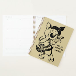 Agenda Crie Sua Própria Flauta Preta E Dourada De Ganesh