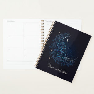 Agenda Crie sua própria lua azul mística
