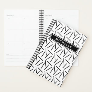 Agenda Crochet Hooks Maker Notas Impressão + Nome / Texto
