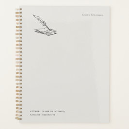 Agenda Crow-quilled page- Regency Correspondence