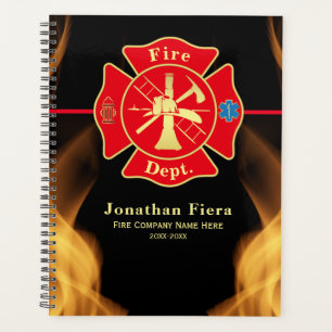 Agenda Cruz Maltesa do Orgulho de Bombeiros com Chamas