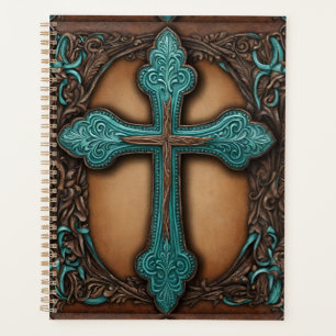 Agenda Cruz Turquesa Castanha Religiosa do País Ocidental