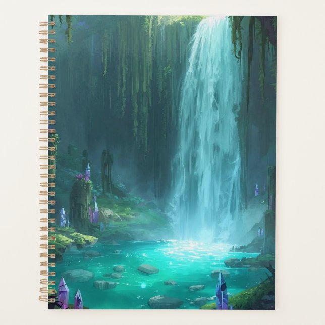 Agenda Crystal Falls of the Hidden Realm (Frente)