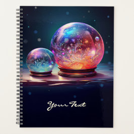 Agenda Crystal Snowballs Christmas Holiday Planner