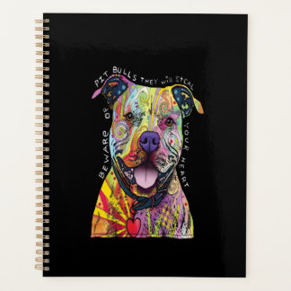 Agenda Cuidado com os cães Pitbull que roubarão seu coraç